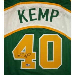 0BKT - Shawn Kemp Hand Signed Seattle Supersonics Jersey + COA