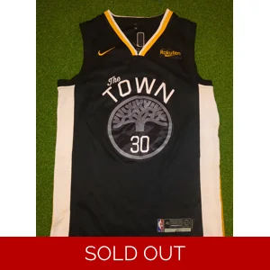 NBA Golden State Warriors 2018-19 Statement Edition Singlet - CURRY - Large