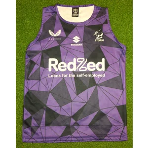 Melbourne Storm 2023 PLAYER Issue Training Singlet - Small