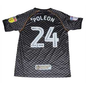 Newport County 2019-20 Match Worn Away Shirt - POLEON - Medium (a6)
