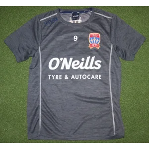 Newcastle Jets 2018-19 Player Worn Pre-Match Shirt - O'DONOVAN - Medium