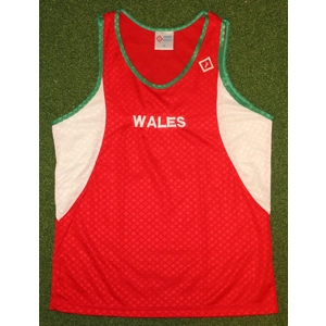 Wales Athletics TEAM ISSUE Running Vest - Small