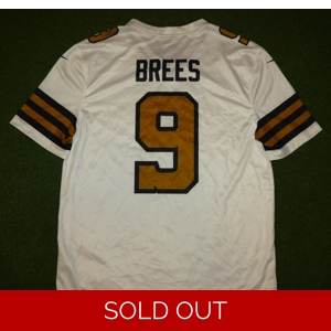 NFL New Orleans Saints 2017 Color-Rush Jersey - BREES - Large