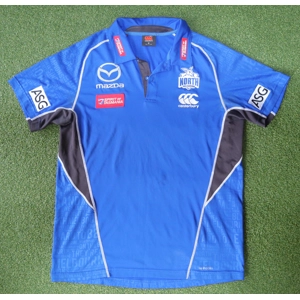 North Melbourne Kangaroos 2020 Coach Issue Polo Shirt - Medium (sh2)x