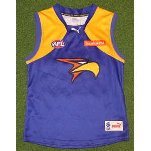 West Coast Eagles 2012 Away Jersey - Y16