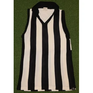 Collingwood Magpies 1980s Home Jersey - Medium
