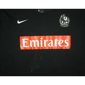 Collingwood Magpies 2021 SIGNED Training Shirt - HOWE - XXL