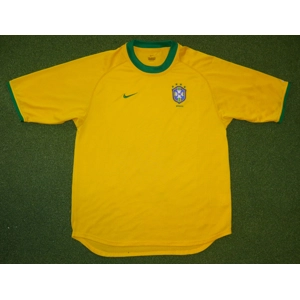 Brazil 2000-02 Home Shirt - XL