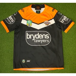Wests Tigers 2018 Signed Home Jersey - Small (zbc2Ra)