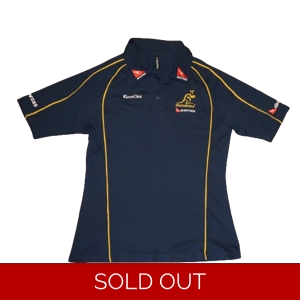 Australia Wallabies Rugby Union TEAM ISSUE Polo Shirt - Medium