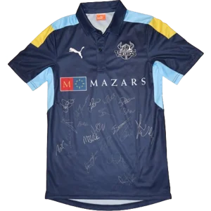 Yorkshire Vikings Cricket 2019 Signed Shirt - Small (bc2L1)