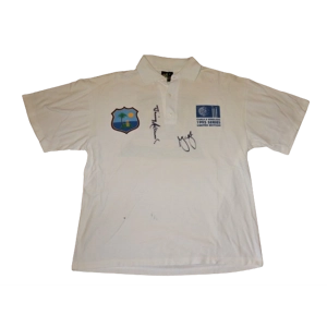 West Indies 1995 Signed Cricket Shirt - XL (bc2L1)