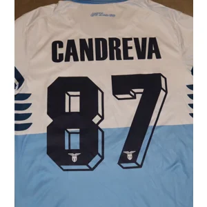 Lazio 2014-15 MATCH WORN Home Shirt - CANDREVA - Medium (bc2L3)