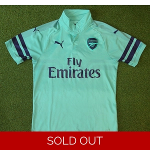 Arsenal FC 2018-19 Away Shirt - Small (z5)