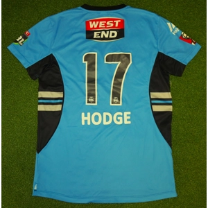 Adelaide Strikers Match Worn BBL Shirt - HODGE - Large