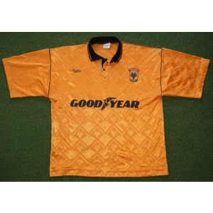 Wolverhampton Wanderers Wolves 1991-92 Home Shirt - Large (42) (fc2d)