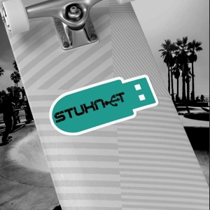 STUXNET USB 2 Kiss-Cut Sticker