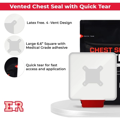 Ever Ready First Aid Vented Chest Seal