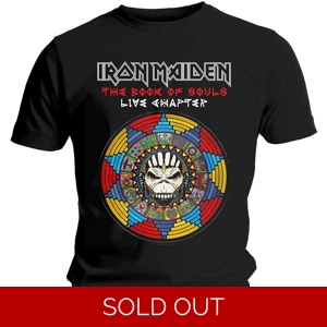 IRON MAIDEN UNISEX TEE: BOOK OF SOULS