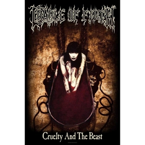 CRADLE OF FILTH TEXTILE POSTER: CRUELTY AND THE BEAST