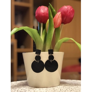 Lina earrings - black