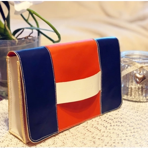 Mara bag - orange-blue-white