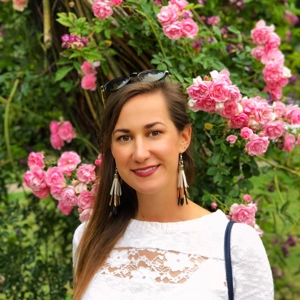 Carmen earrings - silver-rose gold-black