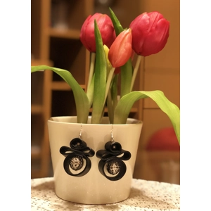 Khloe earrings - black