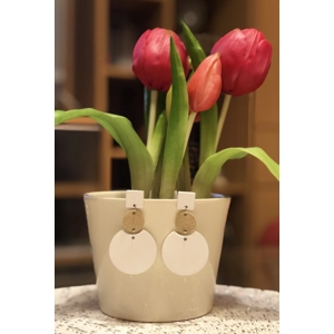 Lina earrings - white-gold