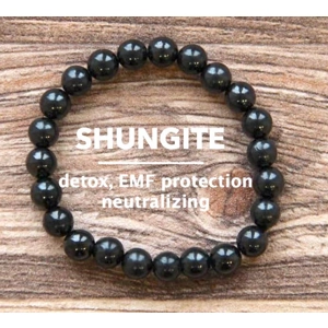Ruski Šungit EMF i 5G zaštita (shungite) nakit od kristala