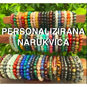 Personalizirana narukvica od kristala