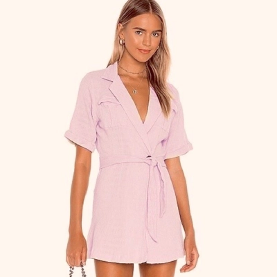FREE PEOPLE Clementine Mini Tie Waist dress Size XS FREE PEOPLE Clementine Mini Tie Waist dress Size XS