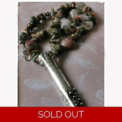 Agate and silver f..