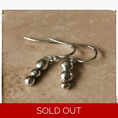 Bubble drop earrings