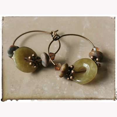 Jade donut hoop ea..