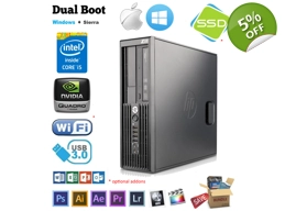 HP Elite Intel i5 *max* 16GB, HDD / SSD NVidia Mac OS Win Hackintosh