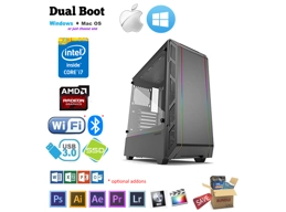Phanteks Intel i7 (6-Core) 32GB* Radeon / NVD SSD, Mac Pro, Win Hackintosh
