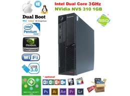 Lenovo SFF Intel Core 3GHz 4GB 500GB NVidia Mac Pro Win Hackintosh
