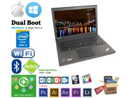 Lenovo X240 Intel Core i5-4300U 8GB* SSD* Win Mac OS Hackintosh