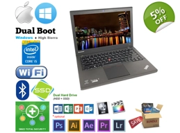 Lenovo X240 Intel Core i5-4300U 8GB* SSD* Win Mac OS Hackintosh
