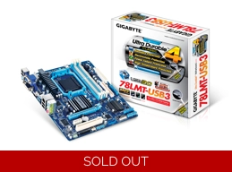 Gigabyte GA-78LMT-USB3 Amd 760g Socket AM3+ DDR3 Matx