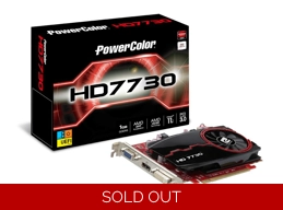Powercolor HD 7730 GDDR5 DX11.1 PCI-E 3.0 graphics card
