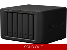 Synology DS1515+ 5 Bay Desktop NAS Enclosure, 4GB RAM
