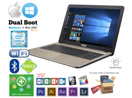ASUS X540 Intel Core i5-8250U 12GB* HDD/SSD Win/Mac Hackintosh