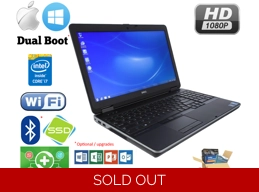 Dell M2800 Full HD Intel i7-4810MQ 32GB HDD + SSD, Windows Hackintosh