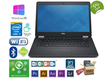 Dell 15" 1080P Touch Intel Core i7 3.2Ghz, 16GB**, SSD Backlit Webcam Windows 11
