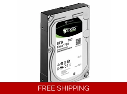 Seagate Exos 7E8 8TB 3.5in LFF 12Gbps 7.2K Enterprise SAS ISE 512E HDD
