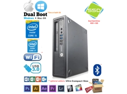 HP ProDesk 800 G1 UDST i5 / i7 3Ghz 16Gb* HDD + SSD Win Mac