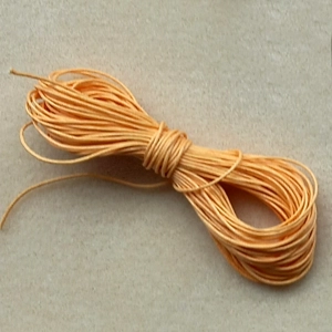 SALE 10 metres 0.6mm cotton cord, apricot