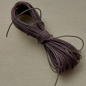 SALE 10 metres 0.6mm cotton cord,dark brown